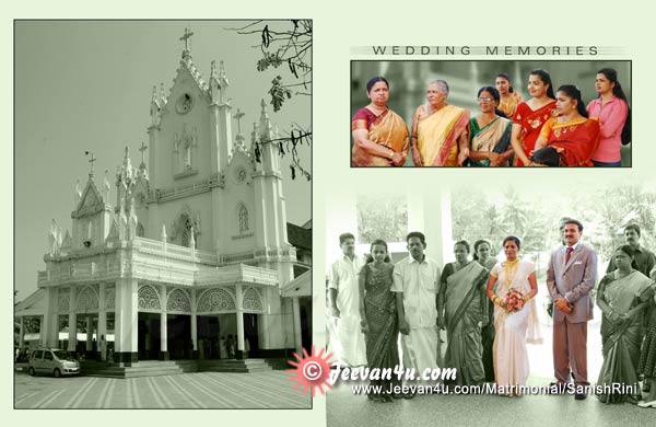 Sanish Rini Marriage Photos Kerala 